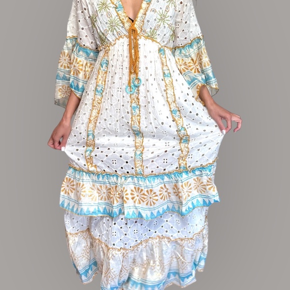 PAPA PIA Bohemian Lux Resort Maxi Dress - Picture 5 of 14